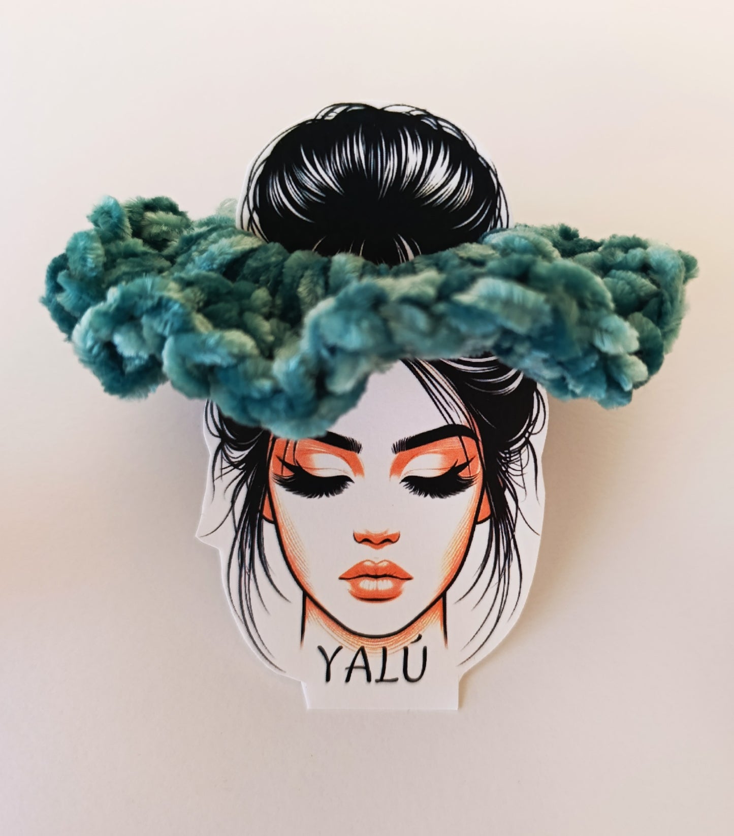 Coleteros Scrunchies Velvet Tejidos a Mano