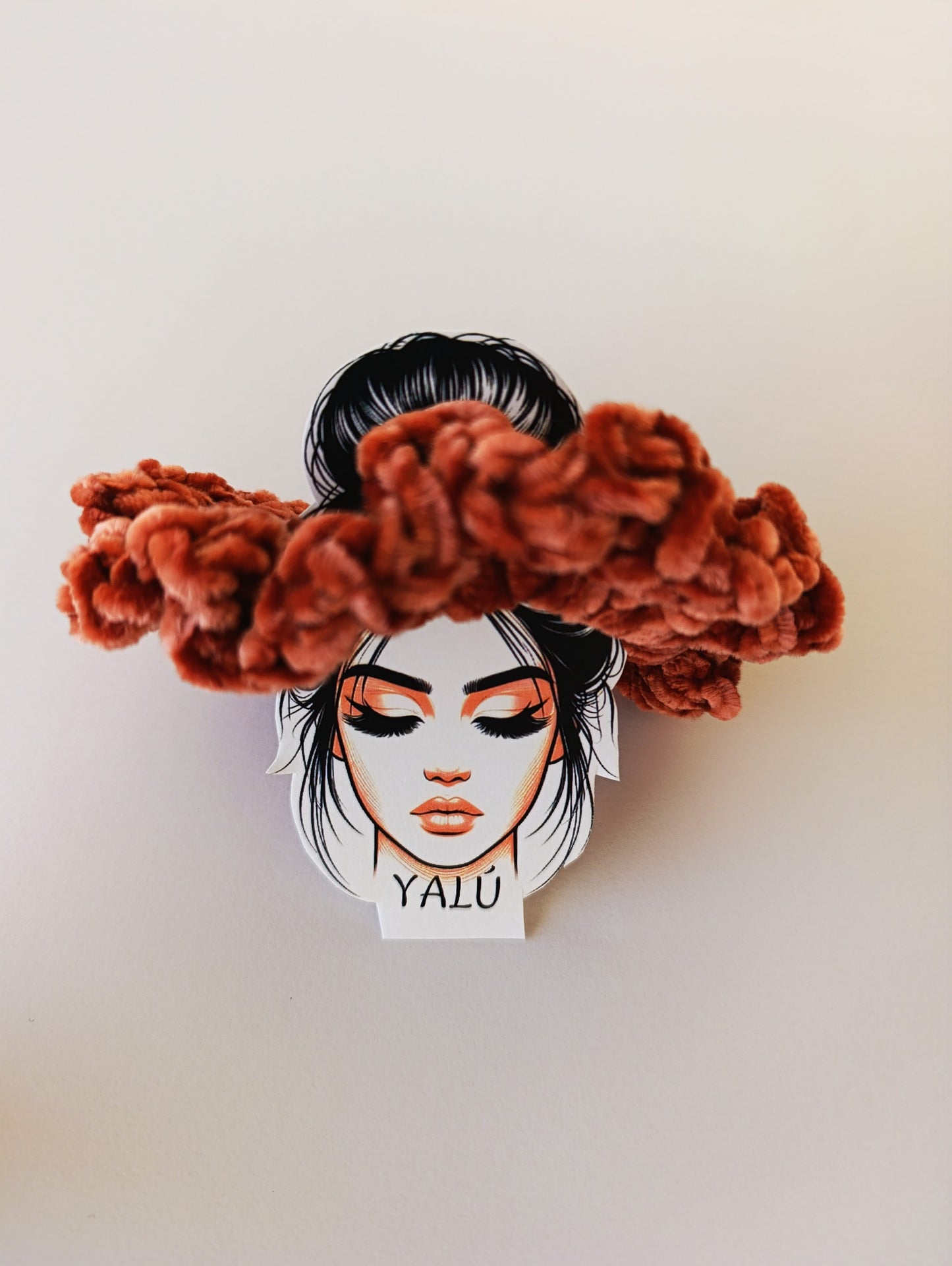 Coleteros Scrunchies Velvet Tejidos a Mano