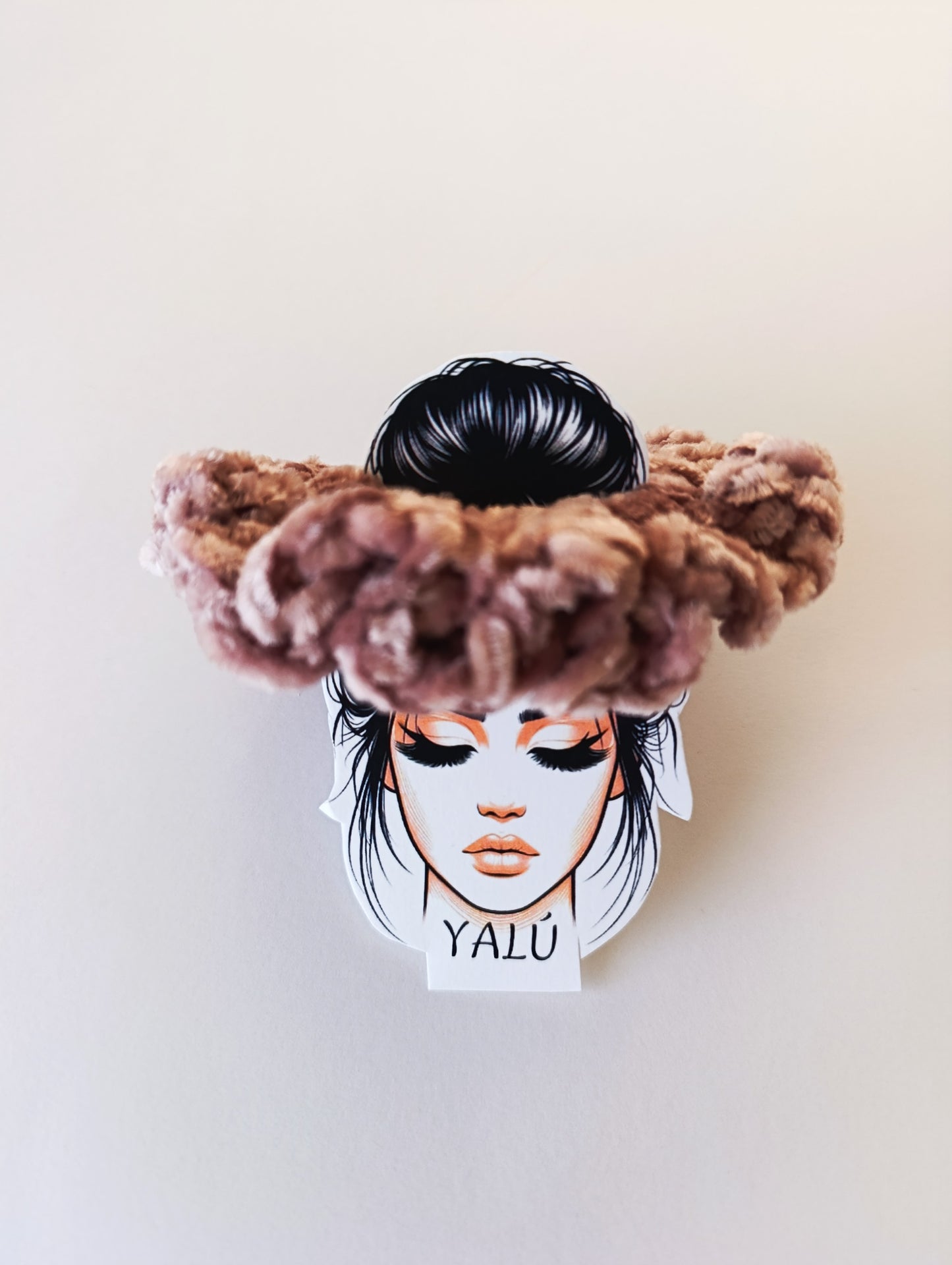 Coleteros Scrunchies Velvet Tejidos a Mano