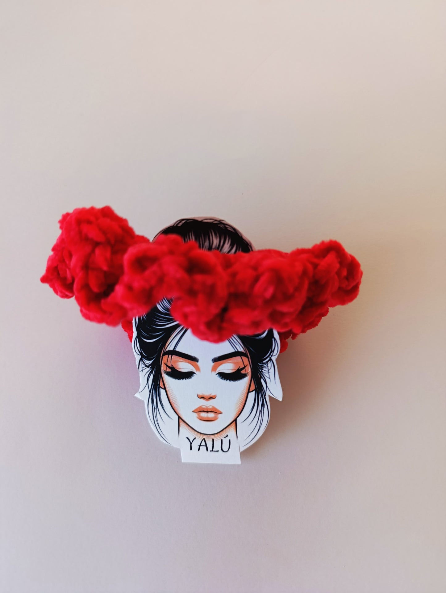 Coleteros Scrunchies Velvet Tejidos a Mano