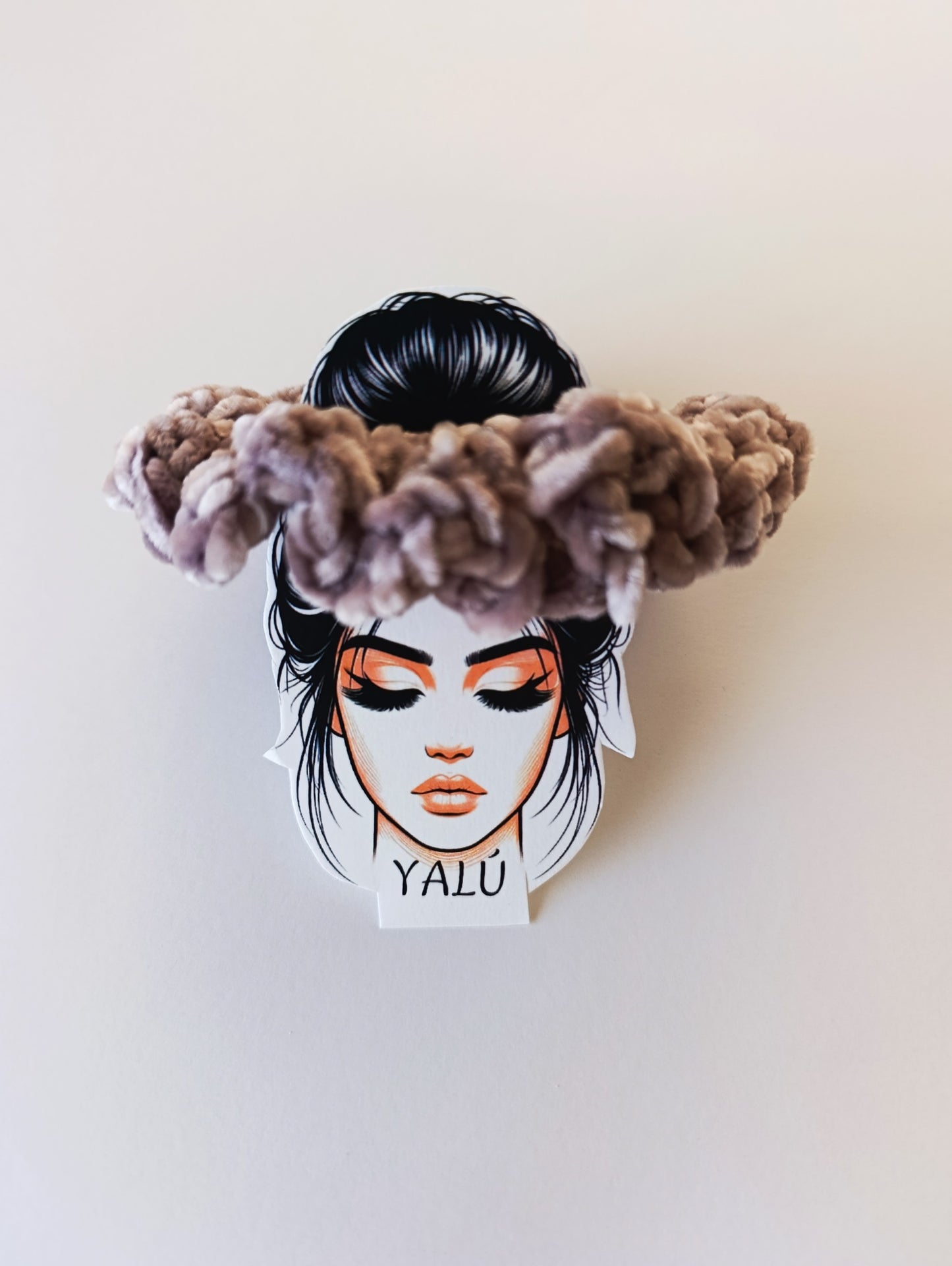 Coleteros Scrunchies Velvet Tejidos a Mano