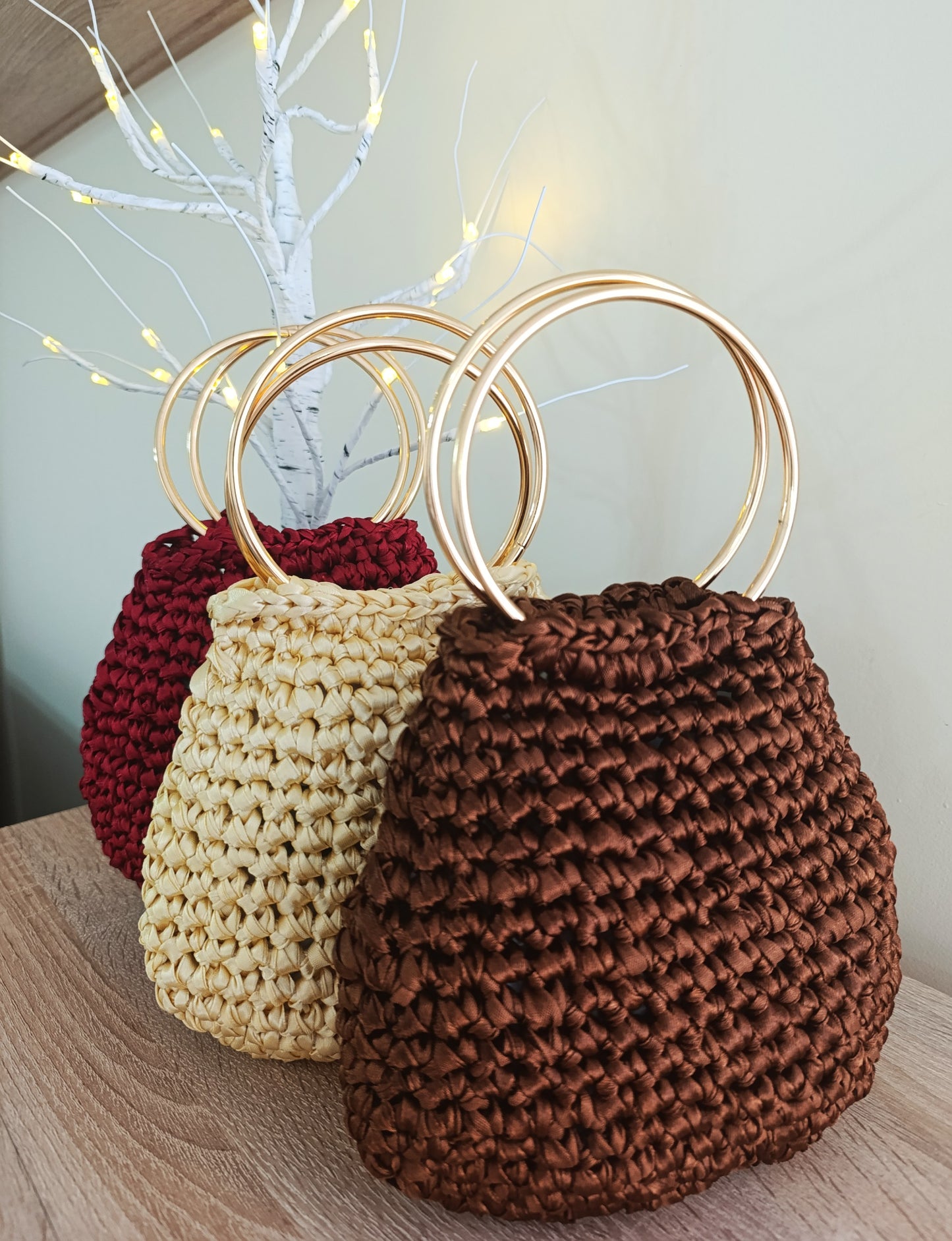 BOLSO DE FIESTA BRISA EN CINTA DE RASO