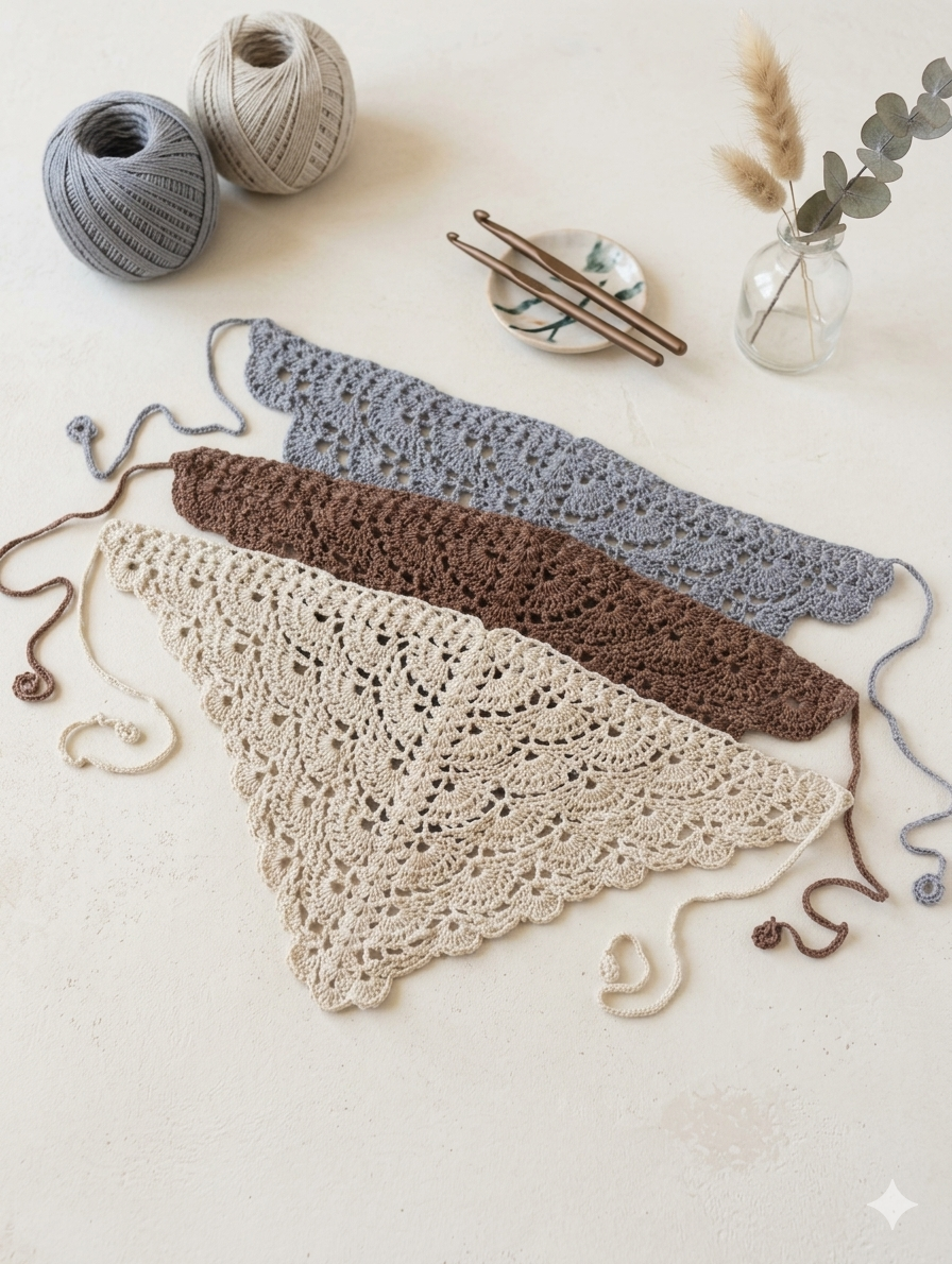 Triada Top,Pañuelo de Cadera y Bandana 3 en 1