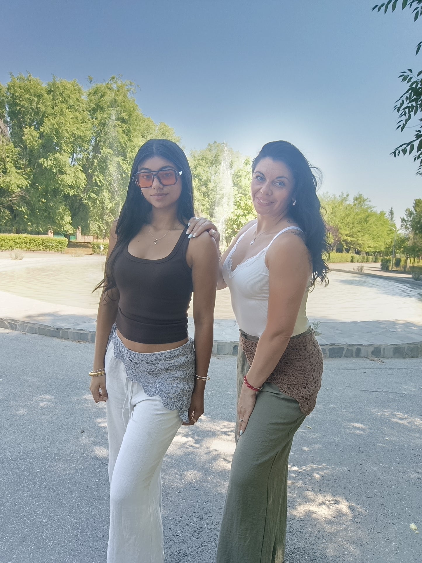Triada Top,Pañuelo de Cadera y Bandana 3 en 1