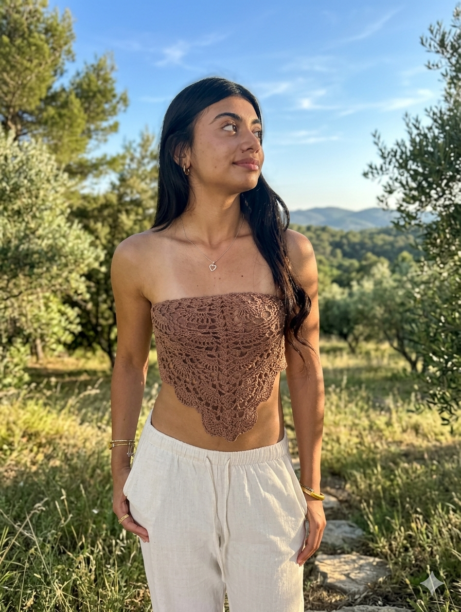 Triada Top,Pañuelo de Cadera y Bandana 3 en 1