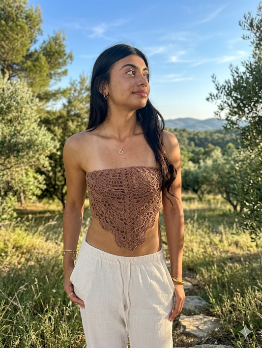 Triada Top,Pañuelo de Cadera y Bandana 3 en 1