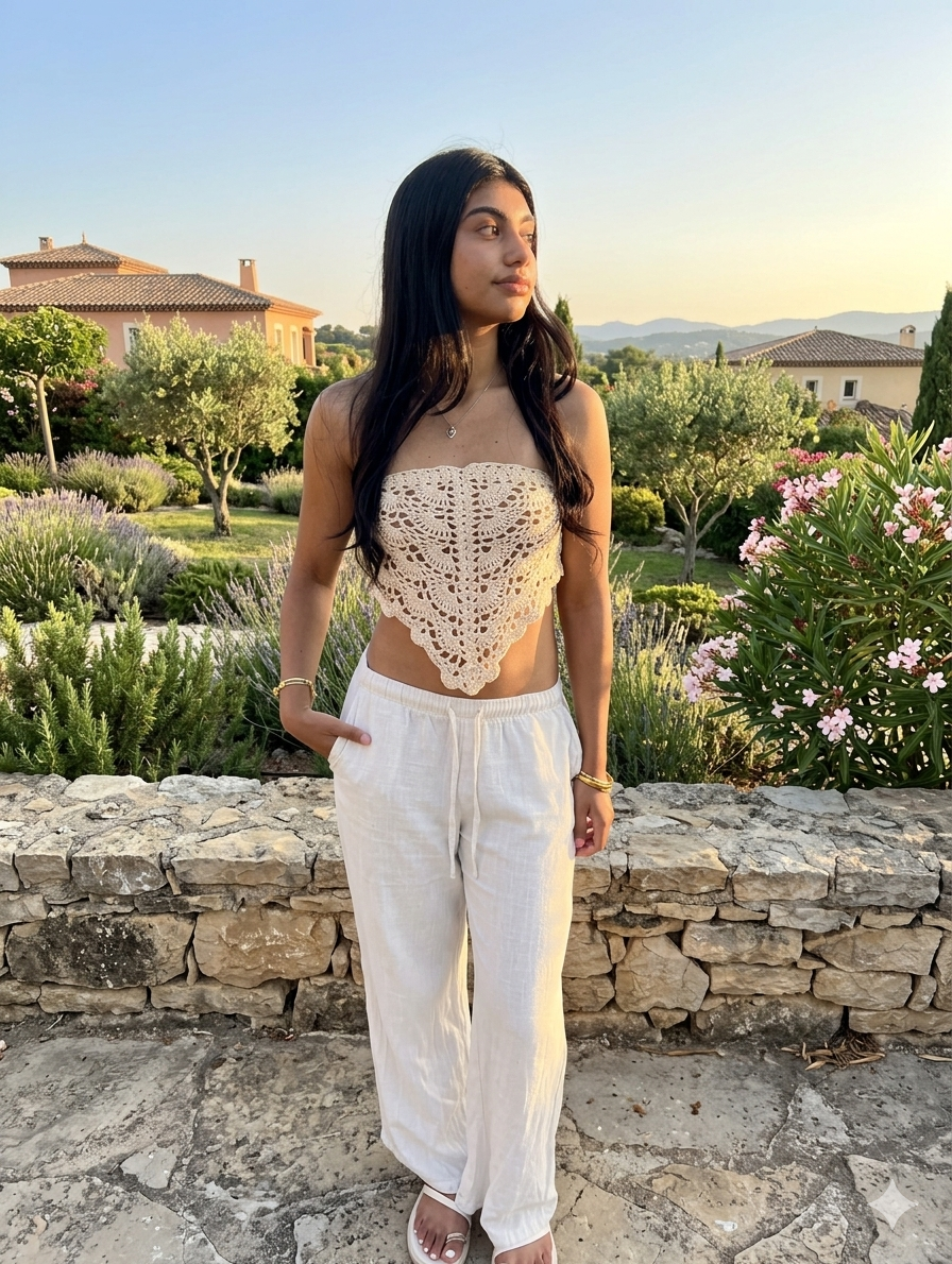Triada Top,Pañuelo de Cadera y Bandana 3 en 1